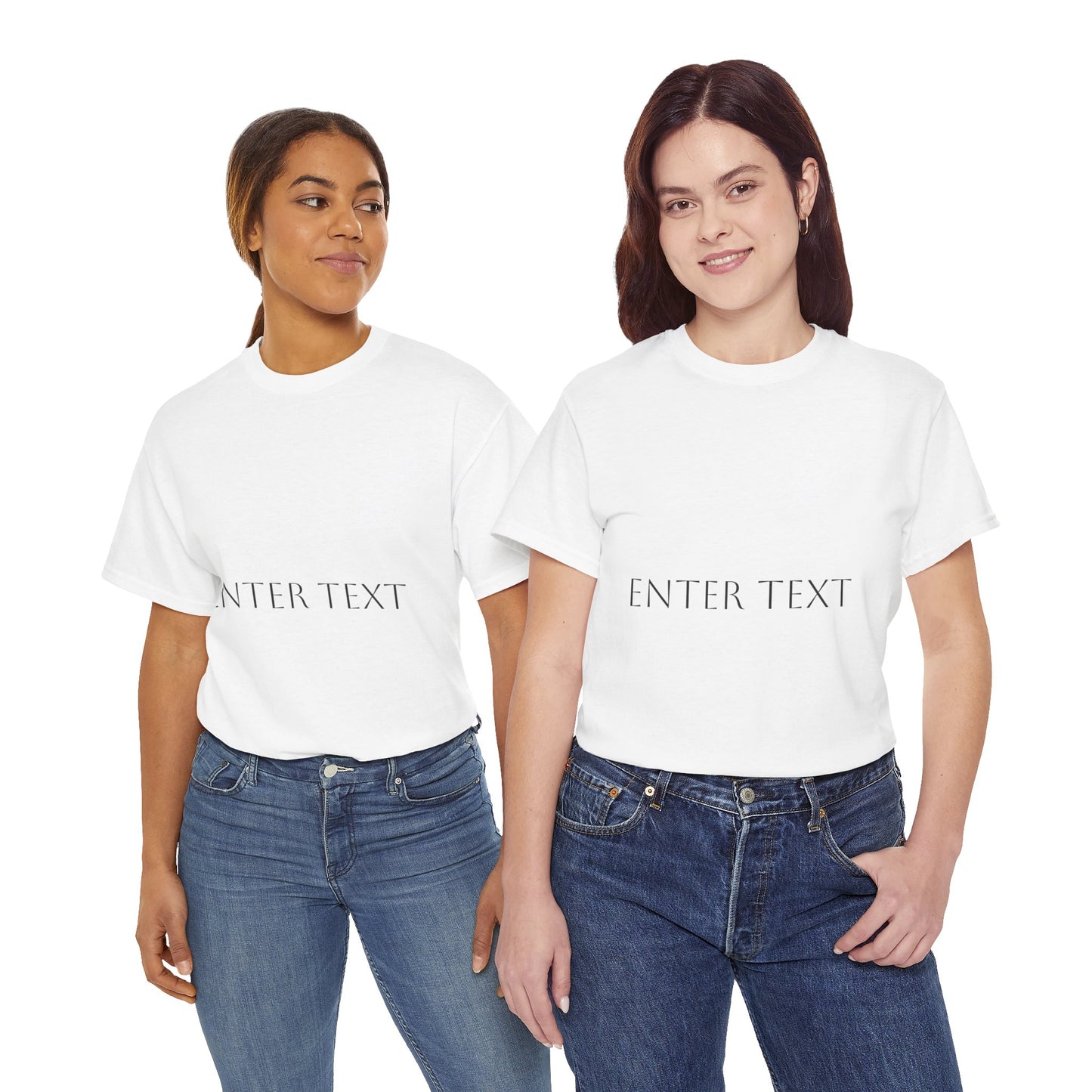 Customizable Unisex Heavy Cotton Tee - Perfect for Personal Messages