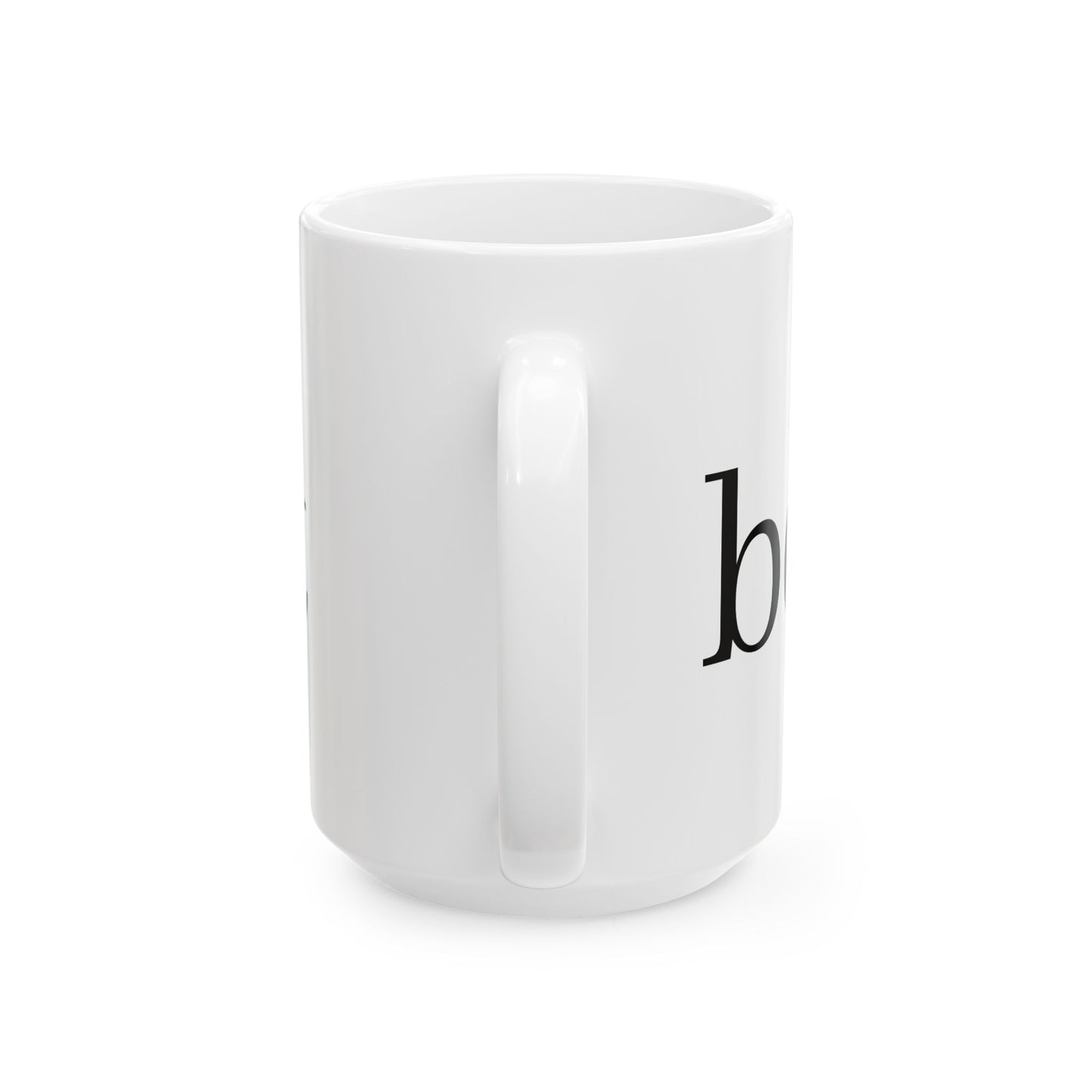 Personalized Ceramic Mug - Custom Text Coffee Cup for Home & Office