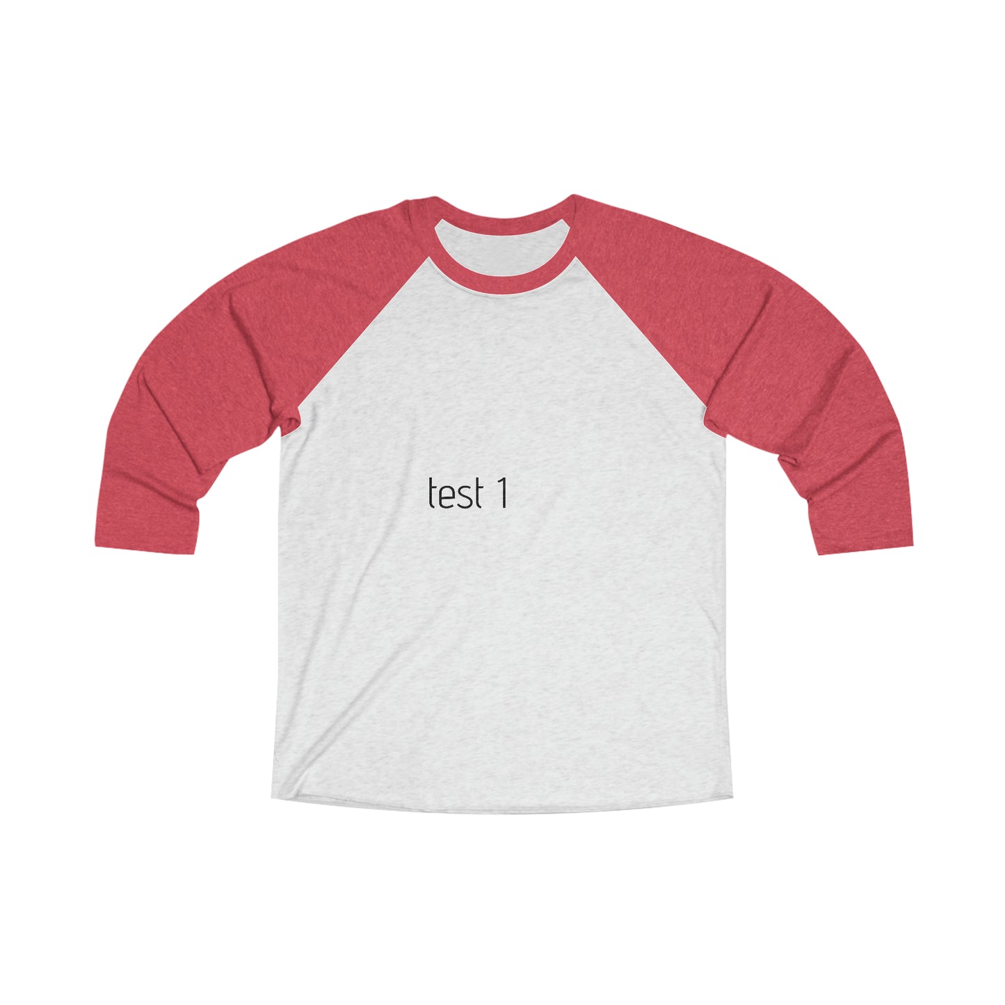 Unisex Tri-Blend 3\4 Raglan Tee