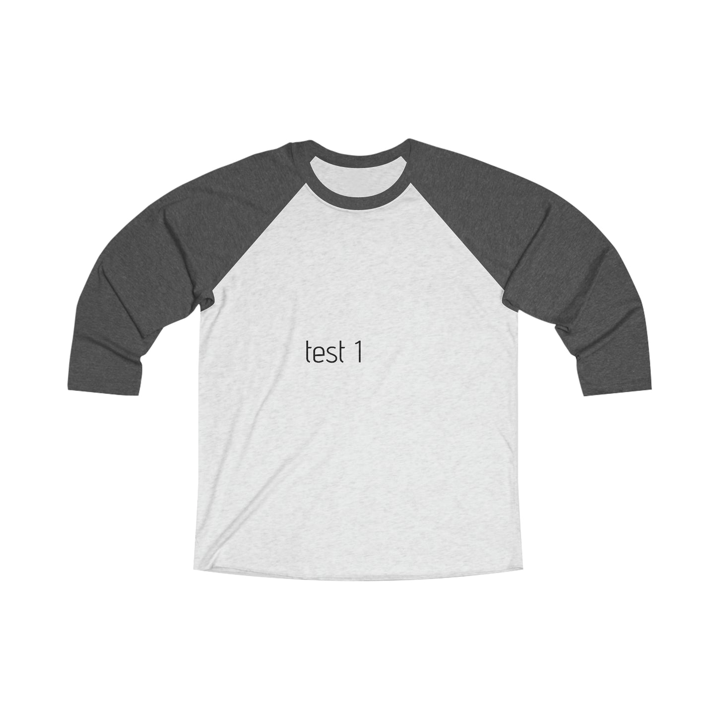 Unisex Tri-Blend 3\4 Raglan Tee