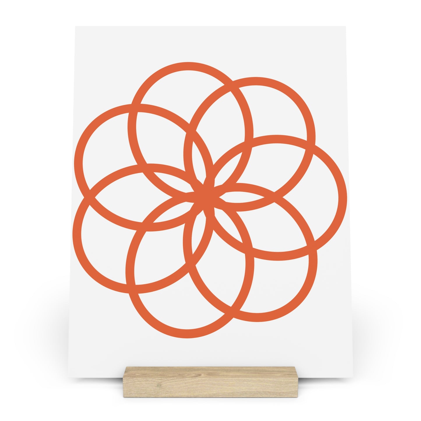 Decorative Gallery Board with Stand - Modern Art Display for Home & Office