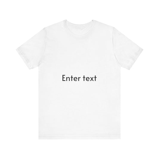 Unisex Jersey Short Sleeve Tee