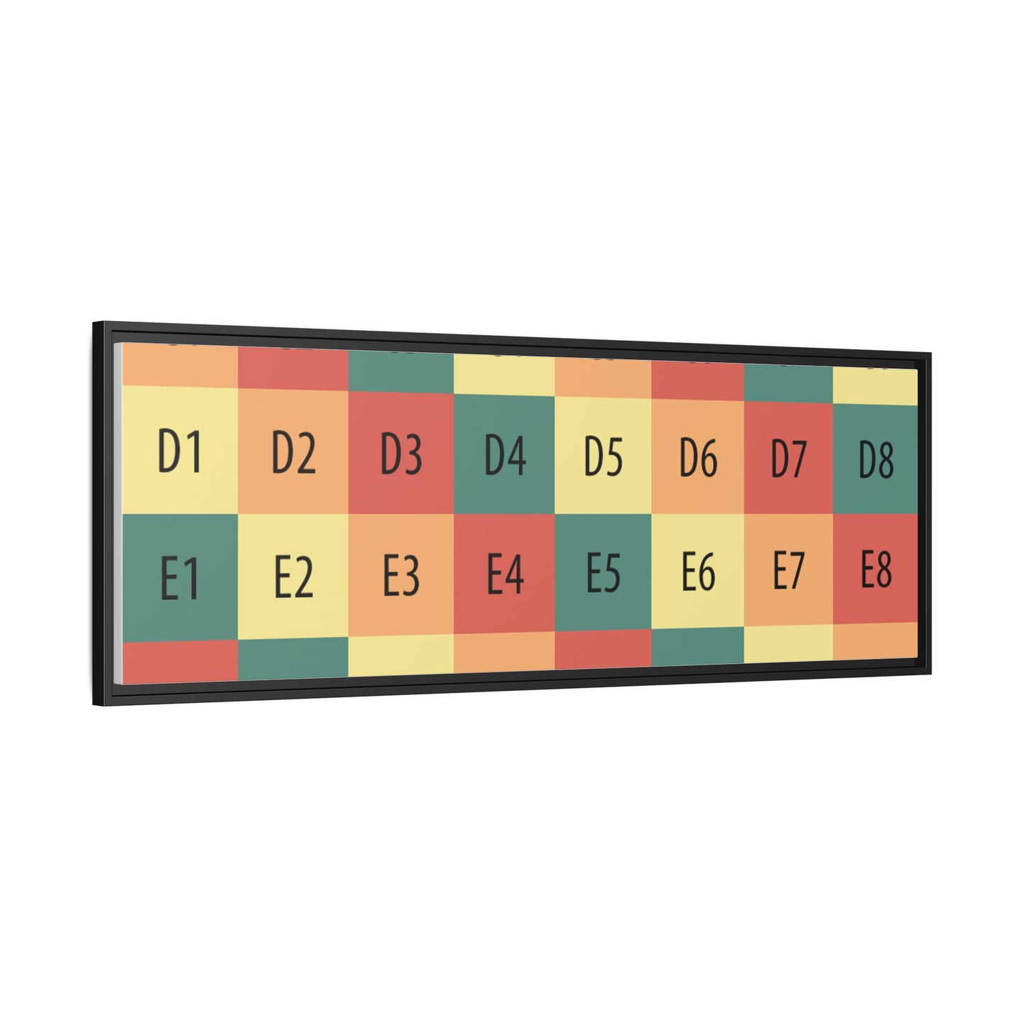 Matte Canvas, Framed (Multi-color)