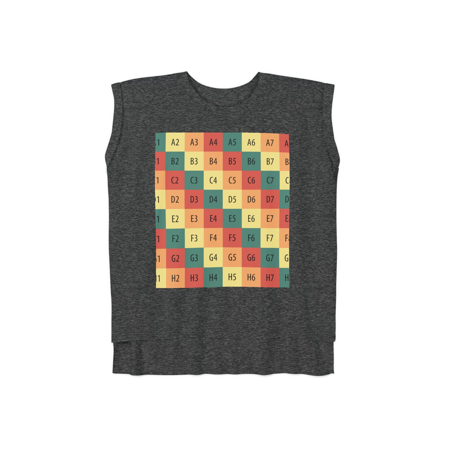 Women’s Flowy Rolled Cuffs Muscle Tee