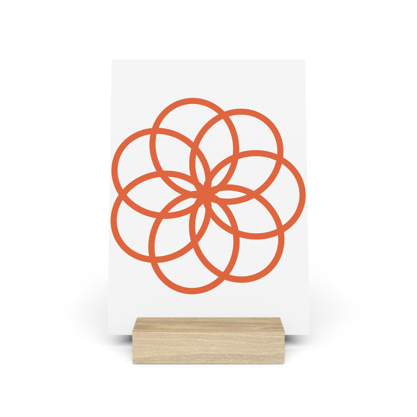 Decorative Gallery Board with Stand - Modern Art Display for Home & Office