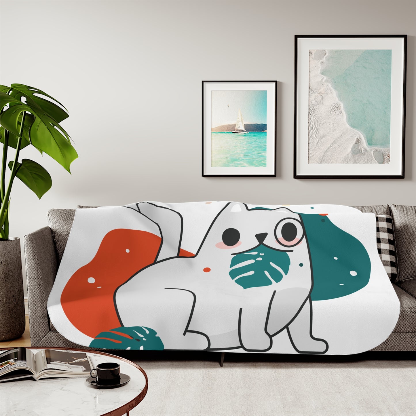 Sherpa Blanket, Two Colors - TI-63489