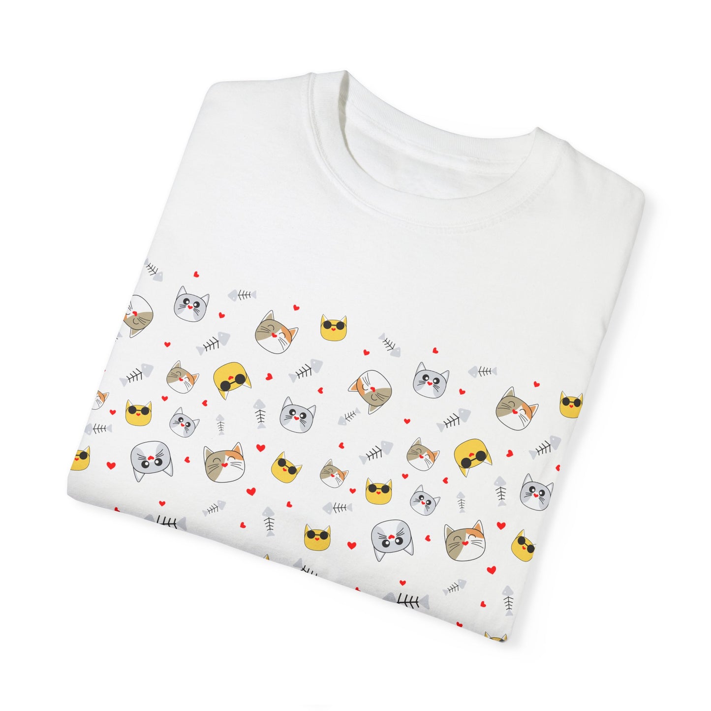 Cute Animal Pattern Unisex T-Shirt - Perfect for Pet Lovers & Casual Wear