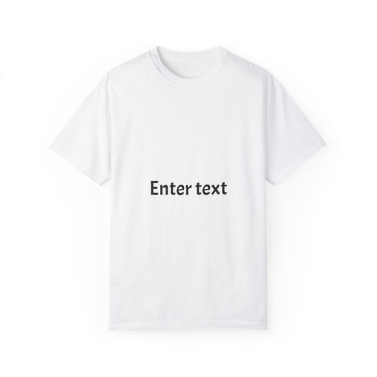 Customizable Unisex Garment-Dyed T-Shirt | Personalized Gift for All Occasions