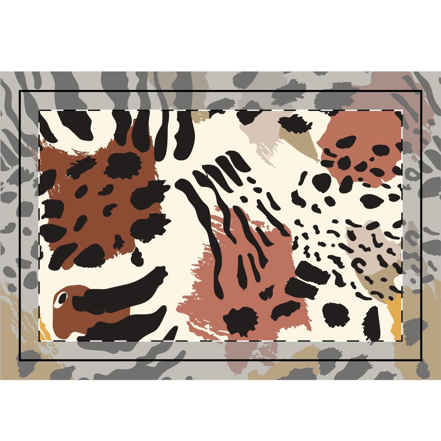 Wildlife Adventure Hand Flags (1pc or 5pcs) - Perfect for Outdoor Events & Celebrations