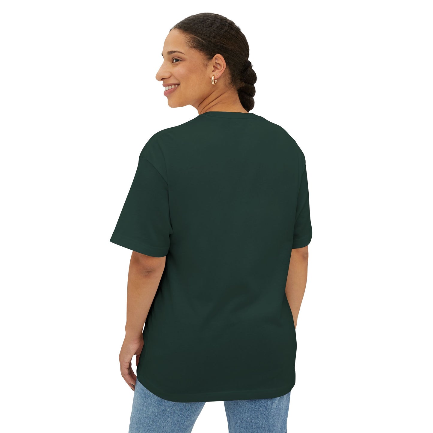Personalized Unisex Oversized Boxy Tee - Customizable Text Apparel