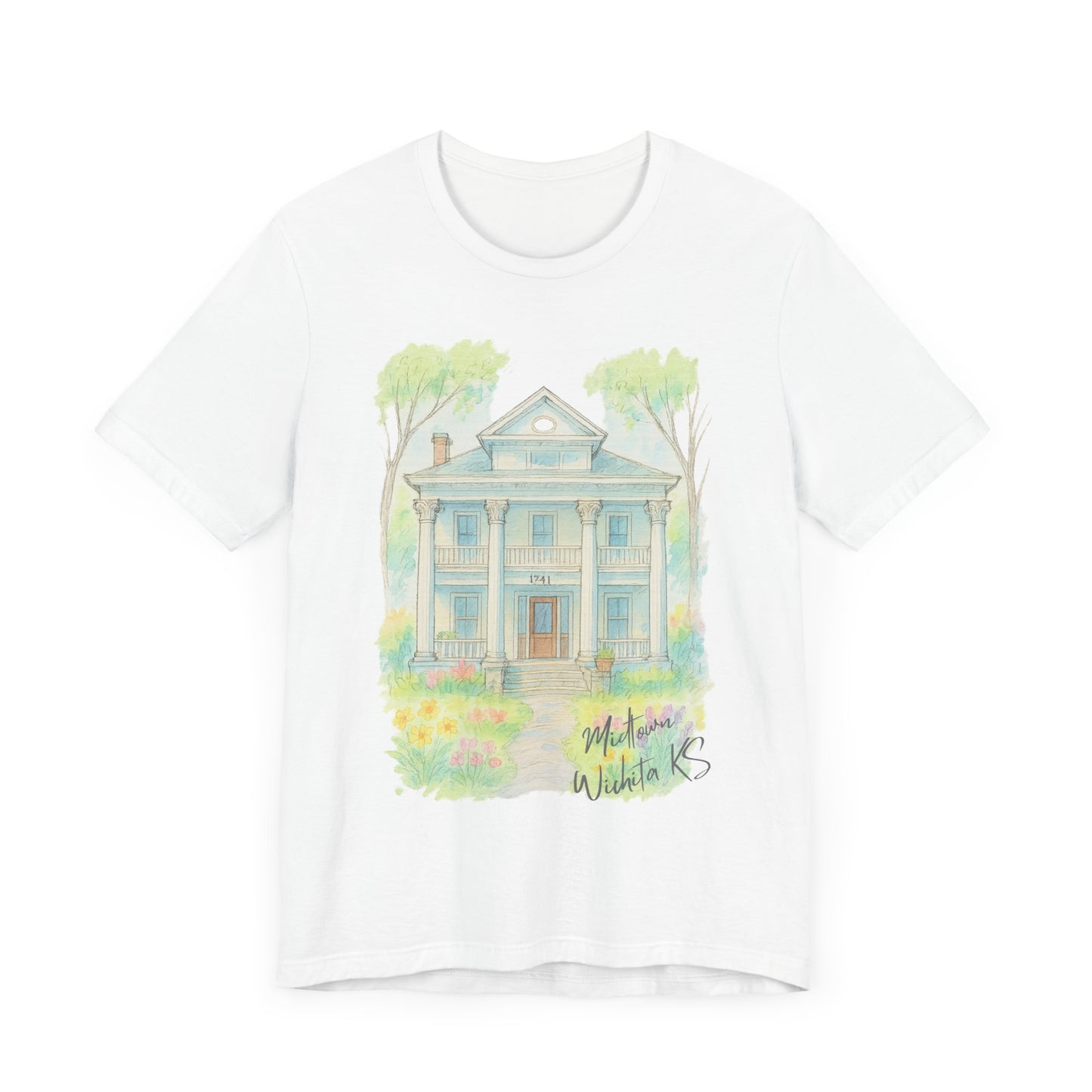 Whimsical House Design Unisex Short Sleeve Tee - Perfect for Home Lovers