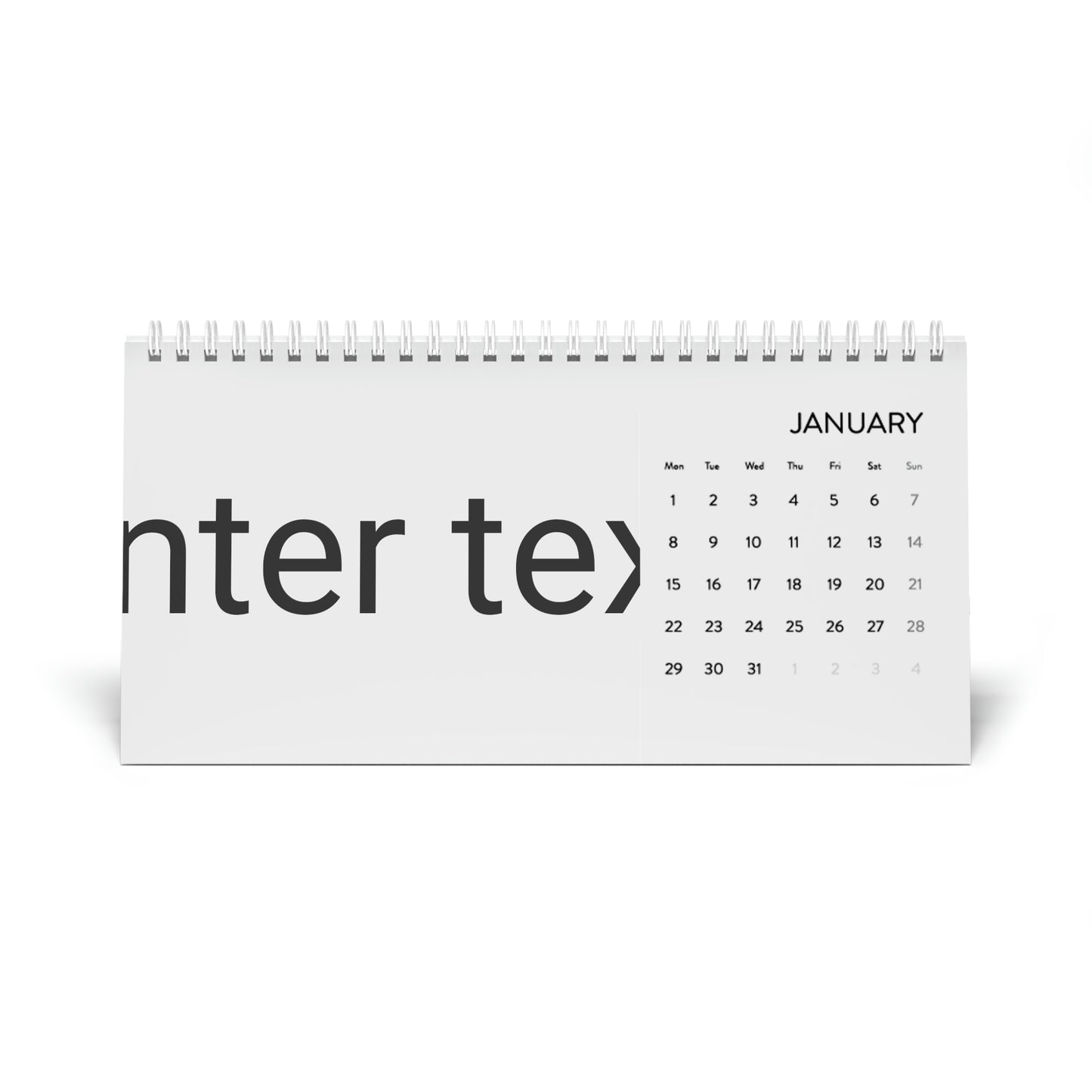 Desk Calendar (2024 grid)