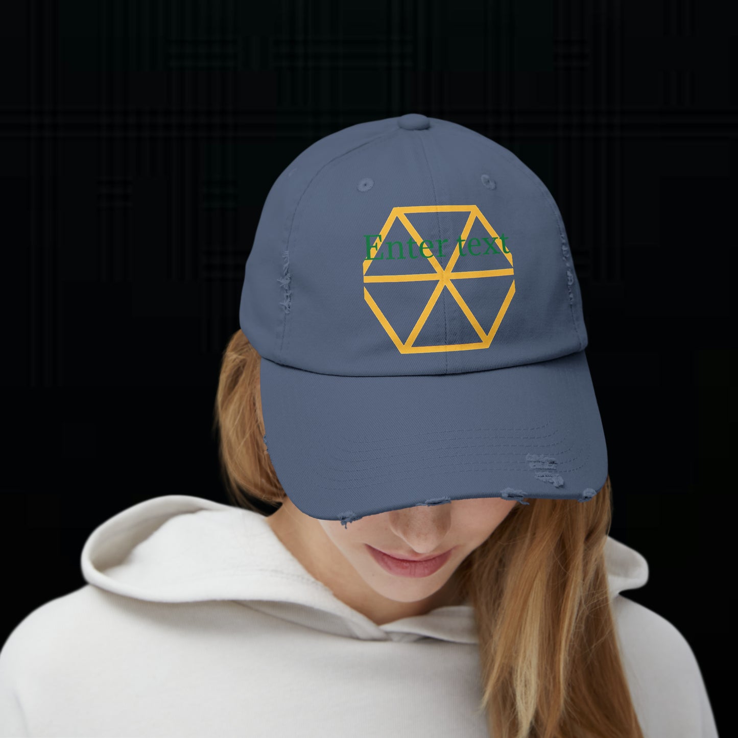 Unisex Distressed Cap