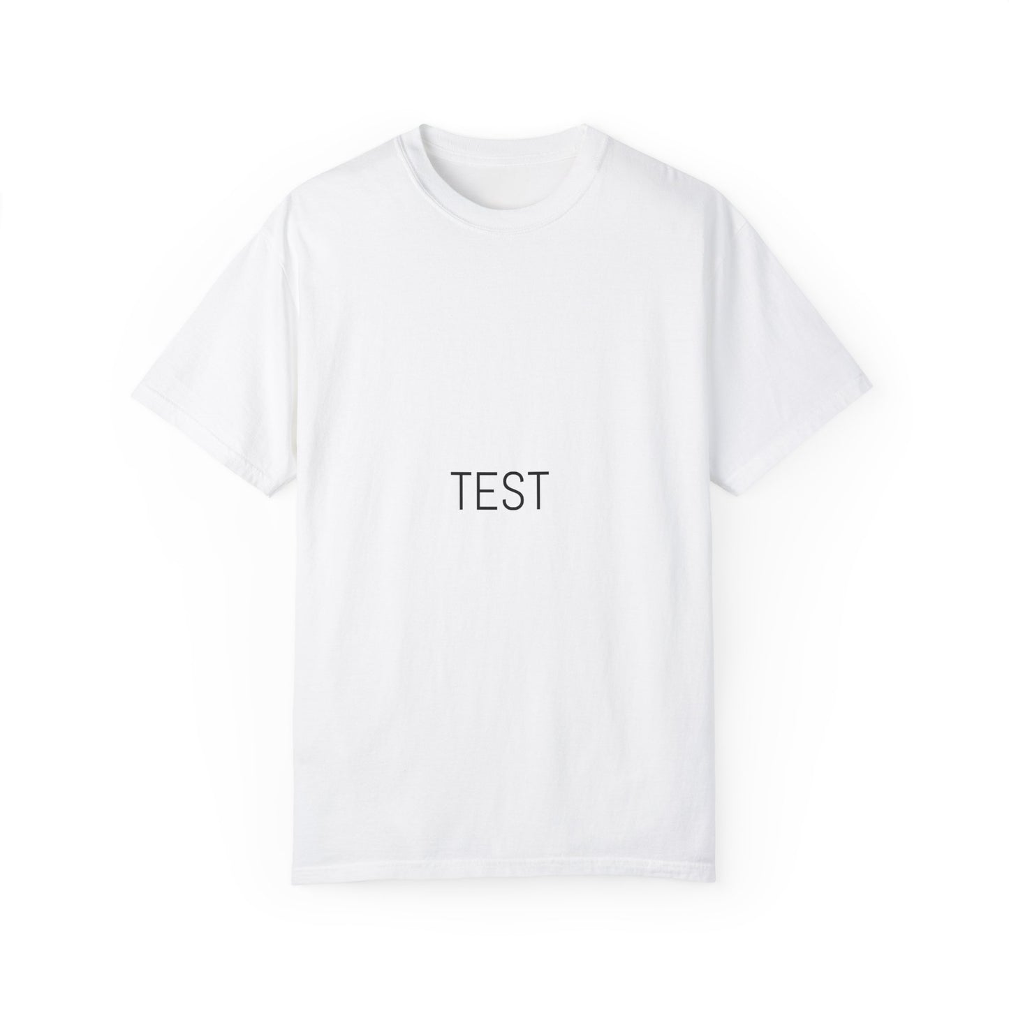 Stylish Unisex Garment-Dyed T-Shirt with 'TEST' Design