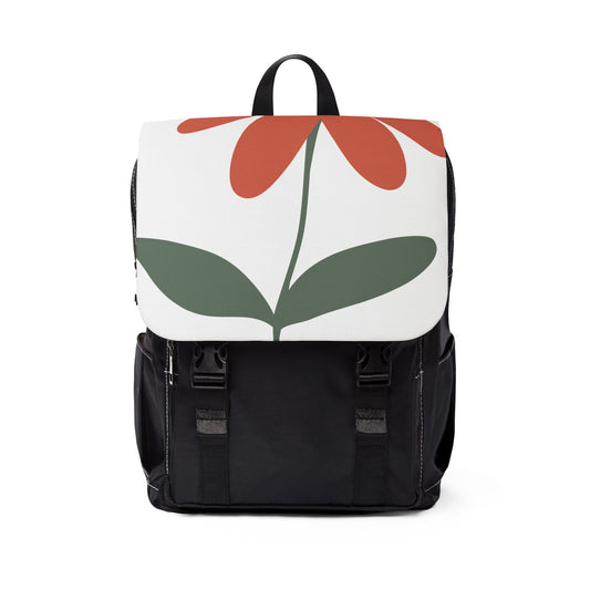 Floral Design Unisex Casual Shoulder Backpack - Stylish Everyday Bag