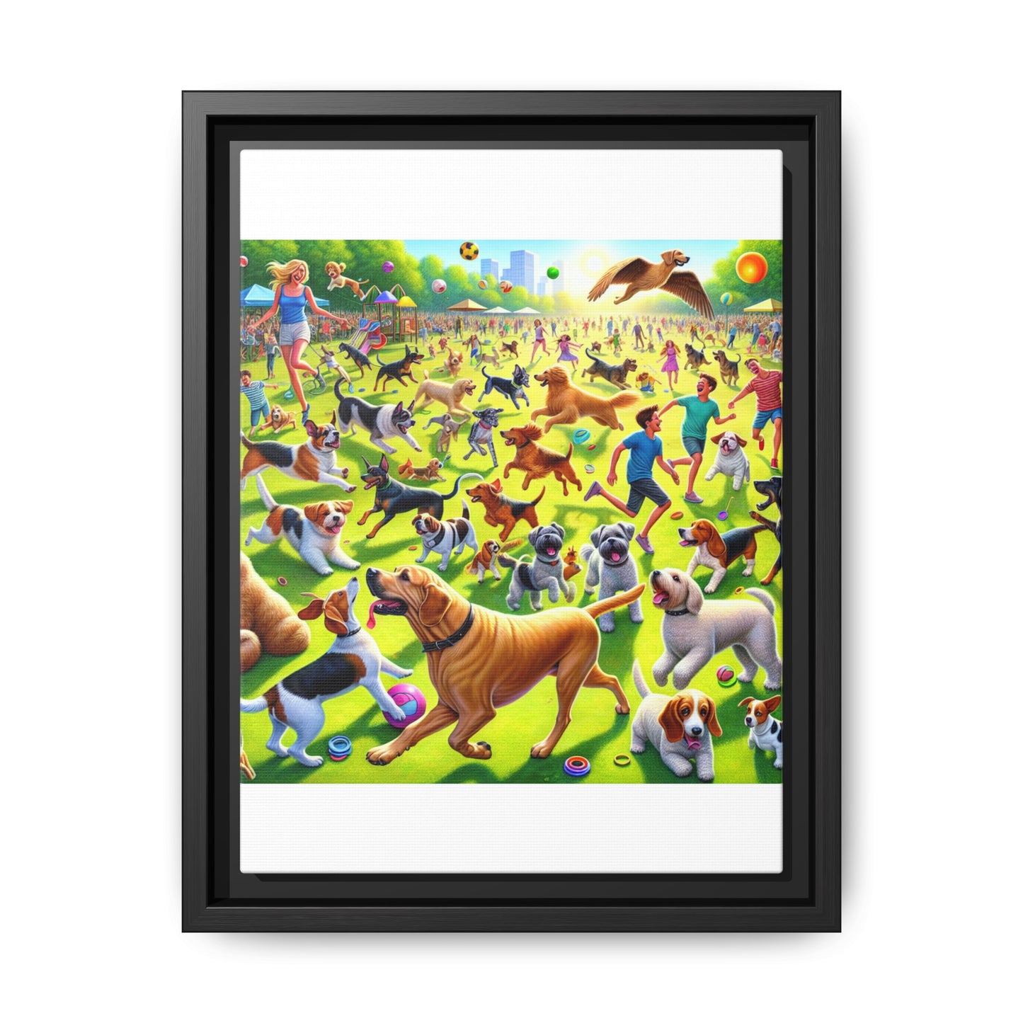 Matte Canvas, Framed (Multi-color)