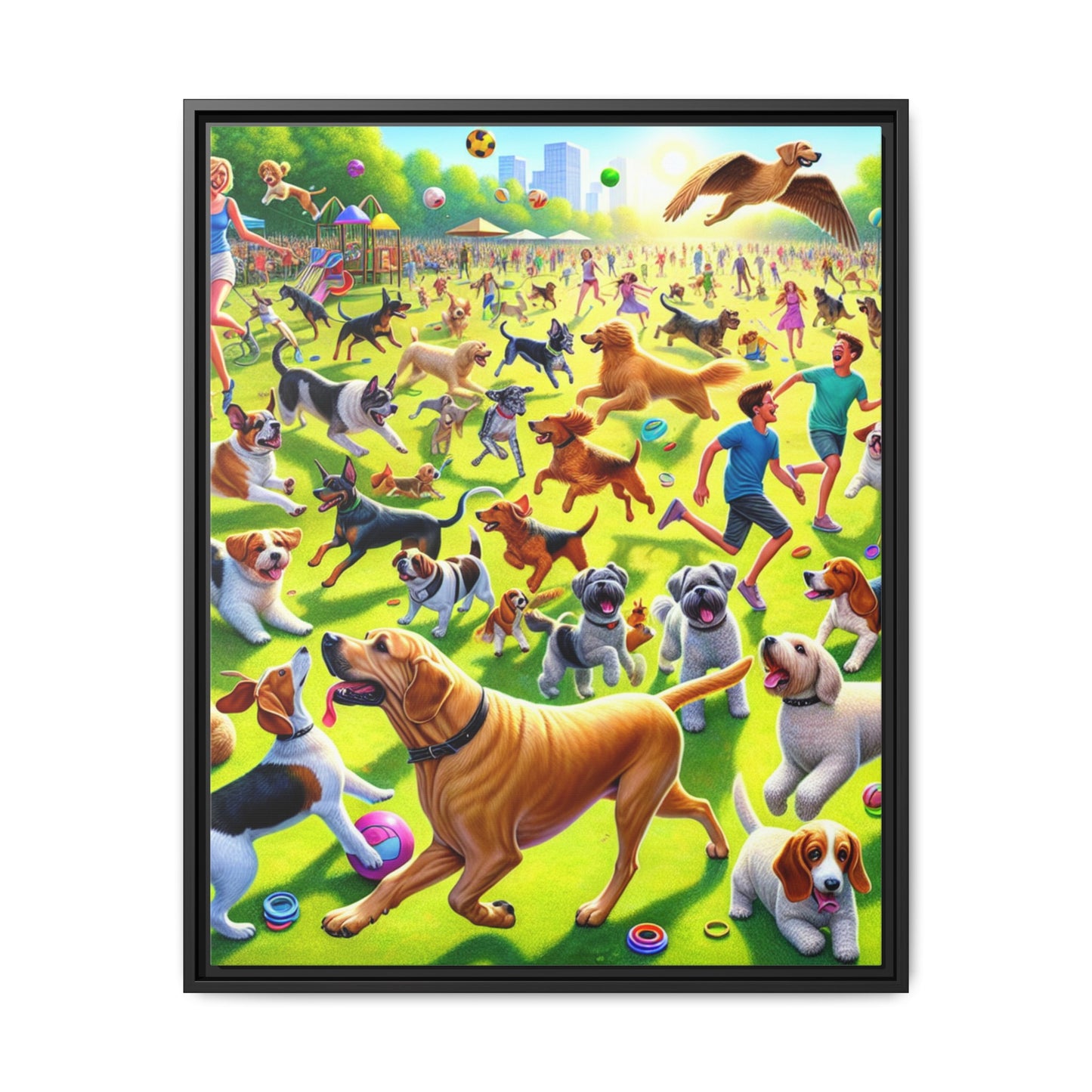 Matte Canvas, Framed (Multi-color)