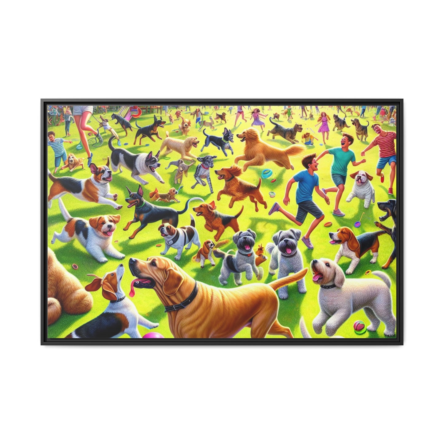 Matte Canvas, Framed (Multi-color)