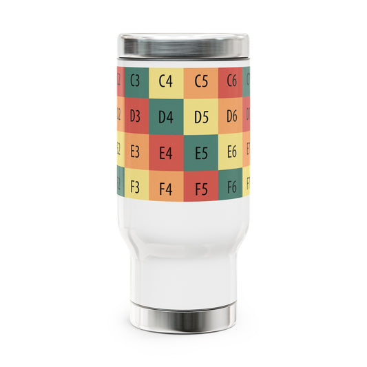 Stainless Steel Travel Mug with Handle, 14oz