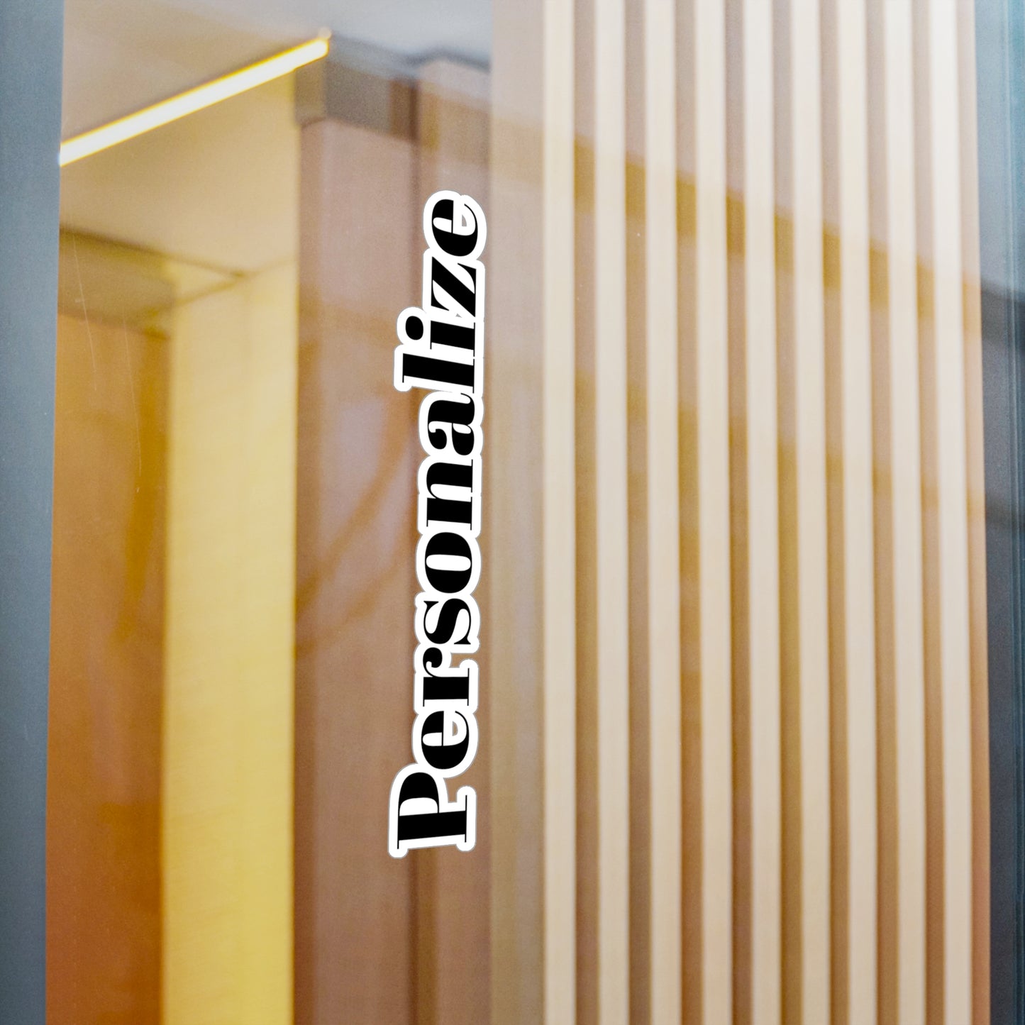 Personalize Your Space Kiss-Cut Vinyl Decals - Customizable Wall Stickers