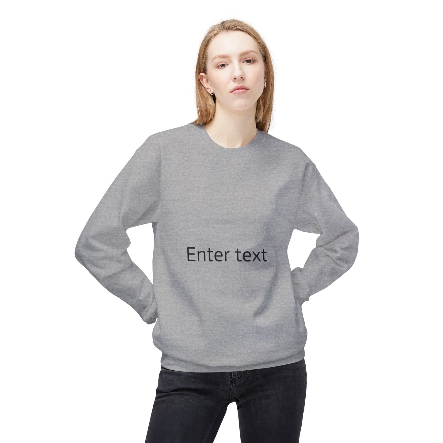 Unisex Midweight Fleece Crewneck Sweatshirt