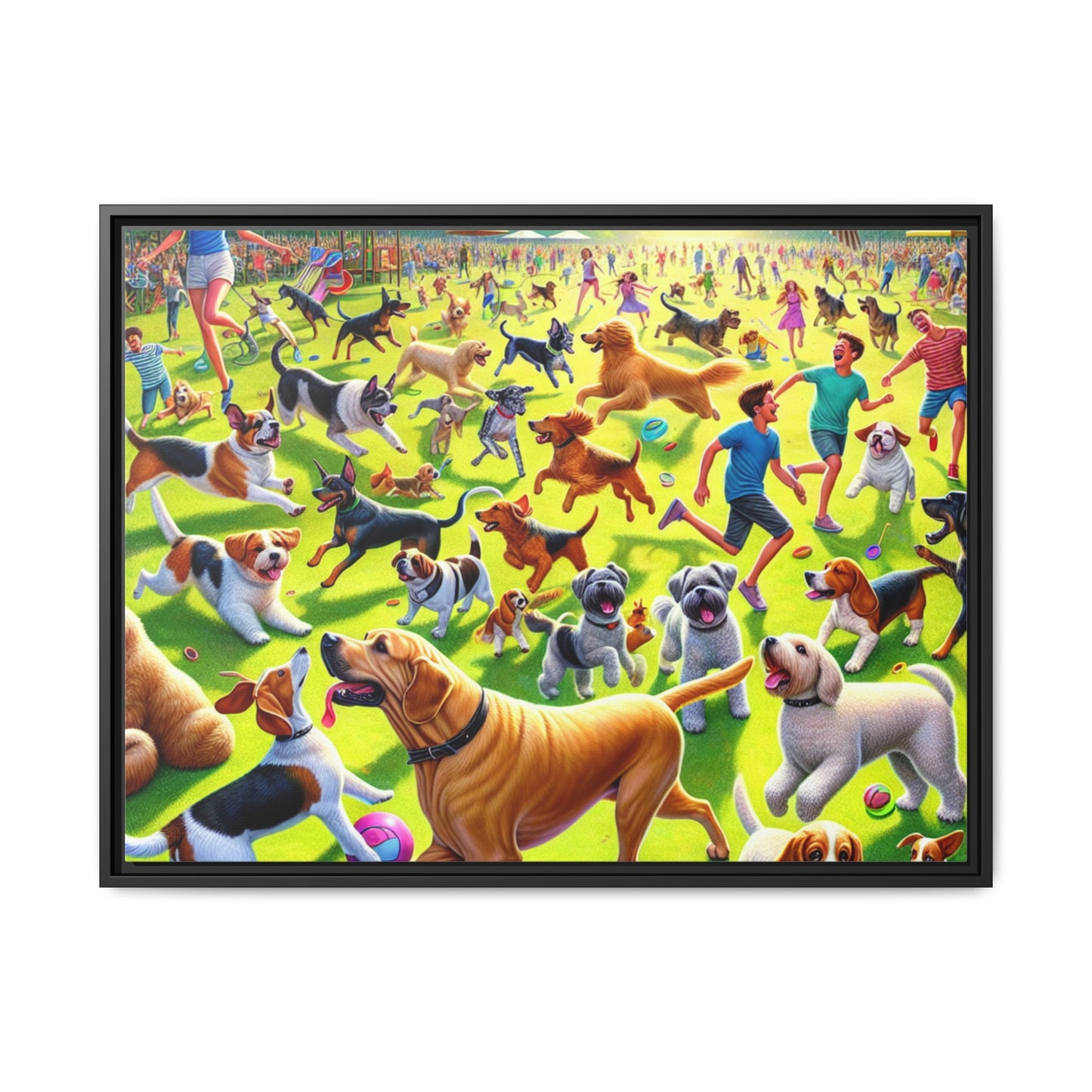 Matte Canvas, Framed (Multi-color)