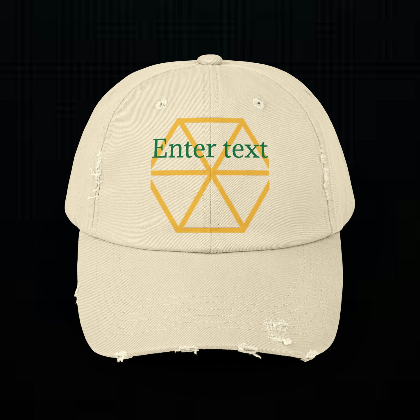 Unisex Distressed Cap