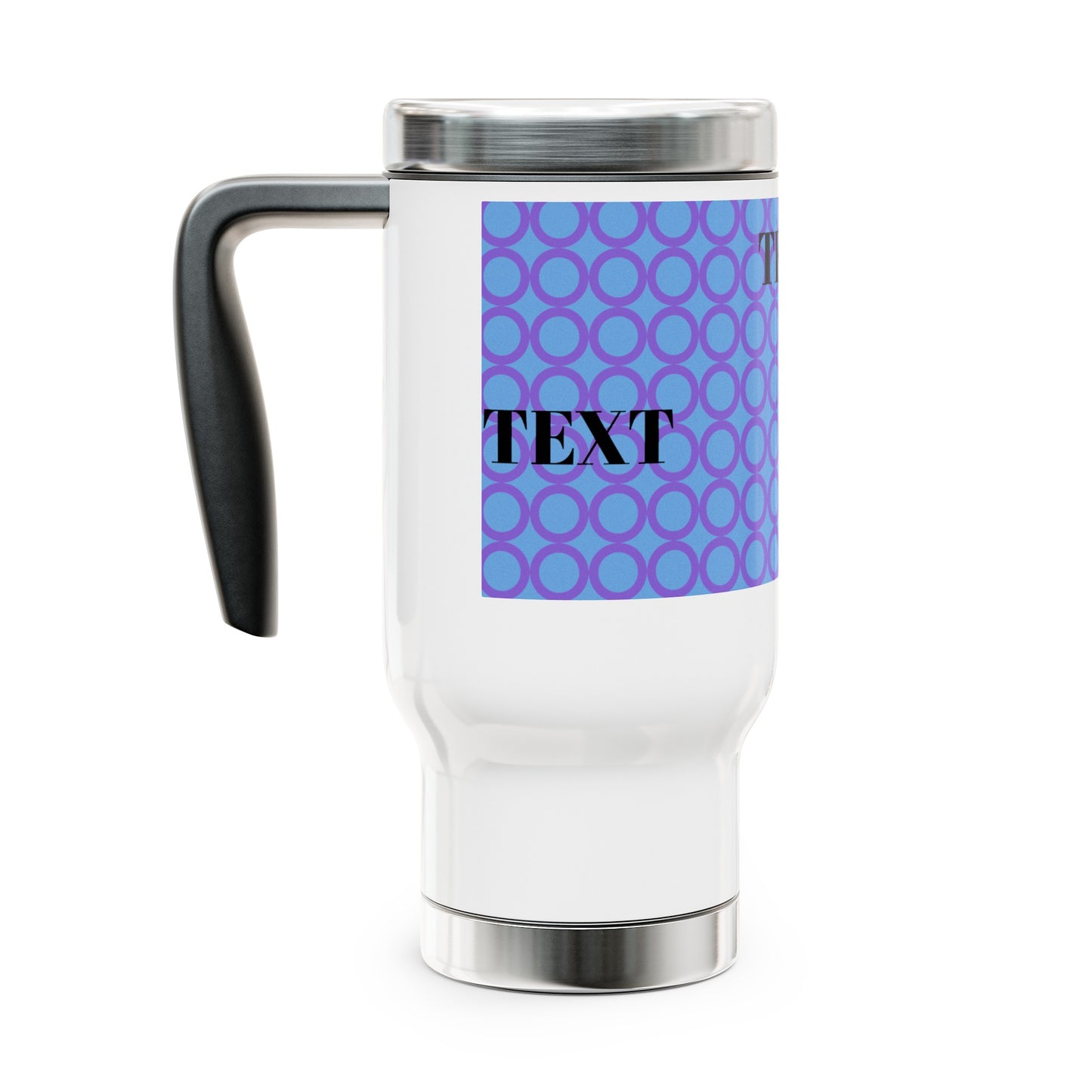 Stainless Steel Travel Mug with Handle, 14o