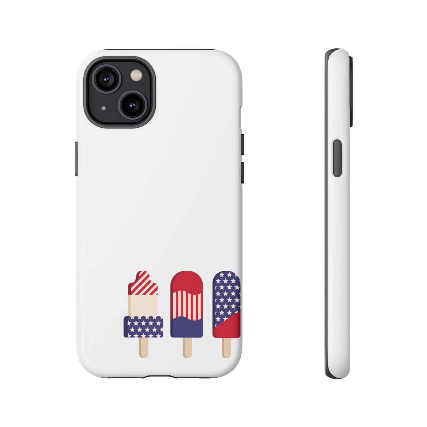 Patriotic Phone Case - Tough Cases with Ice Cream Popsicle Design