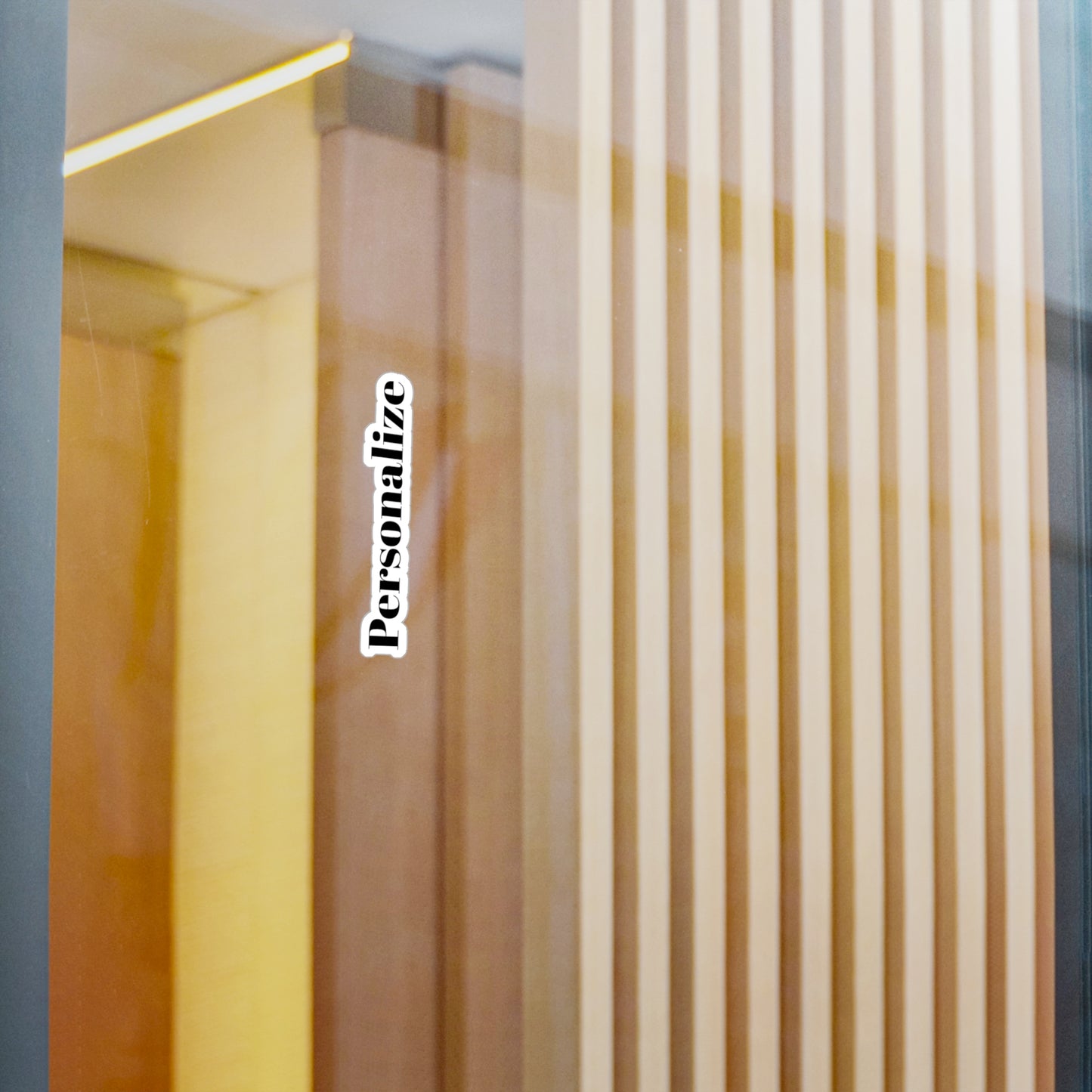 Personalize Your Space Kiss-Cut Vinyl Decals - Customizable Wall Stickers