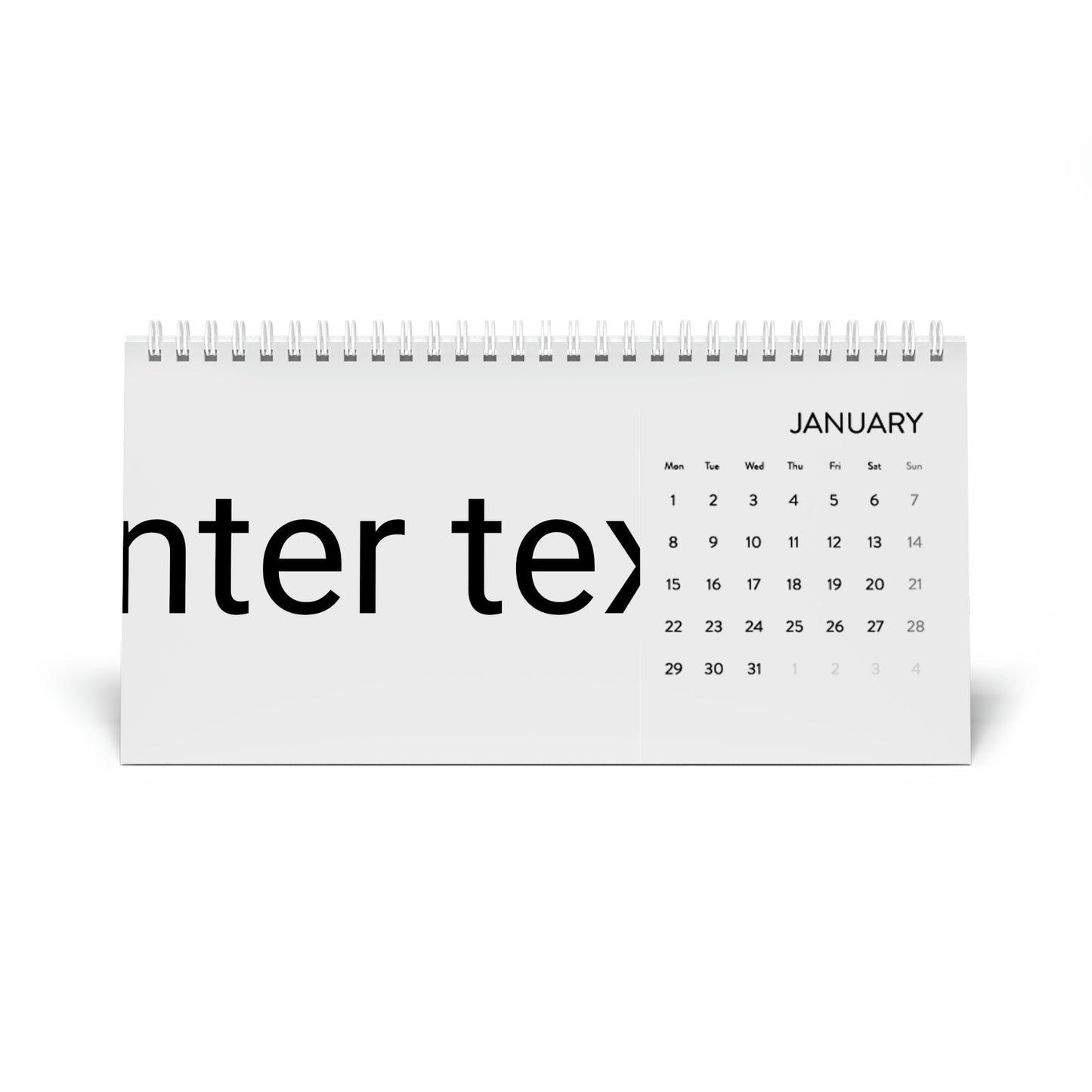 Desk Calendar (2024 grid)