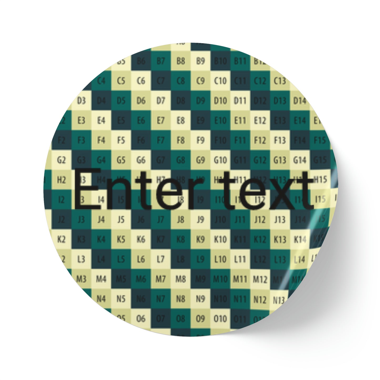 Round Sticker Label Roll