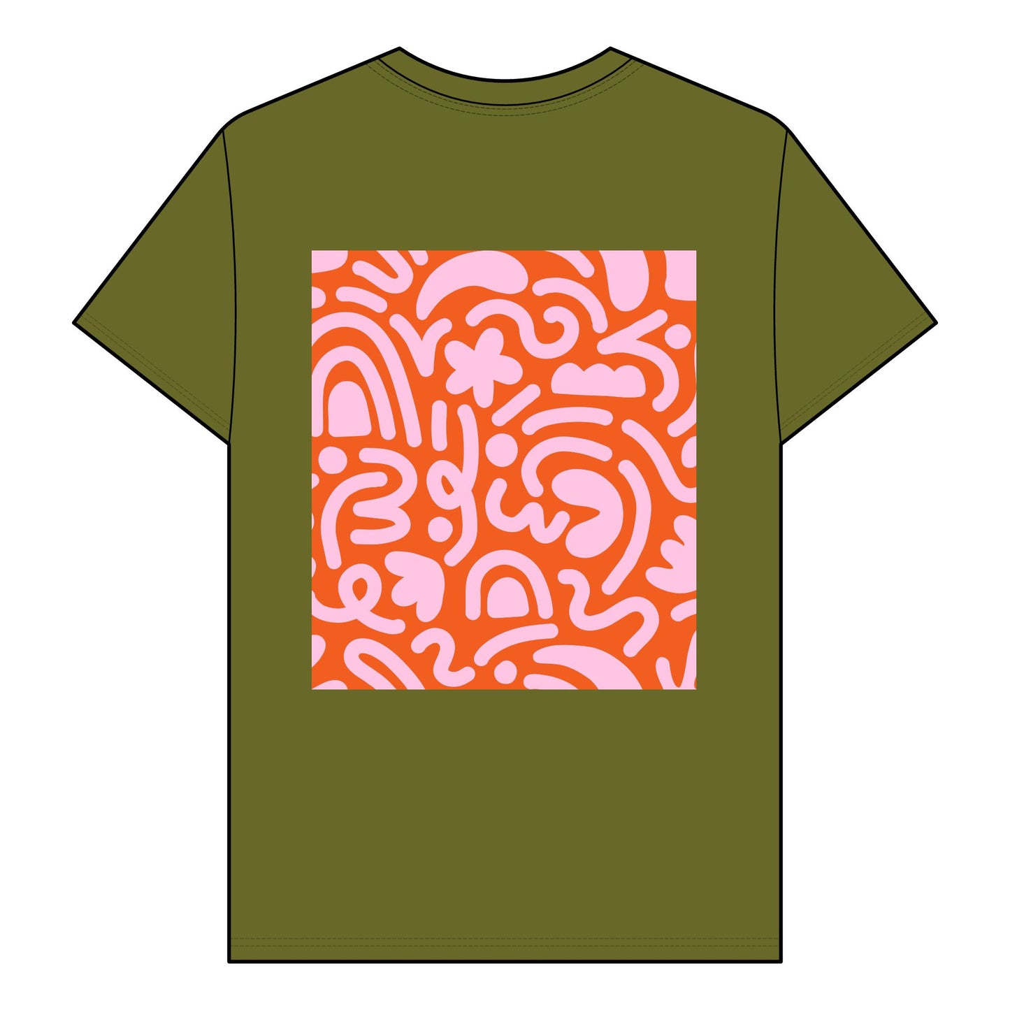 Vibrant Graphic Unisex Organic T-Shirt for Art Lovers