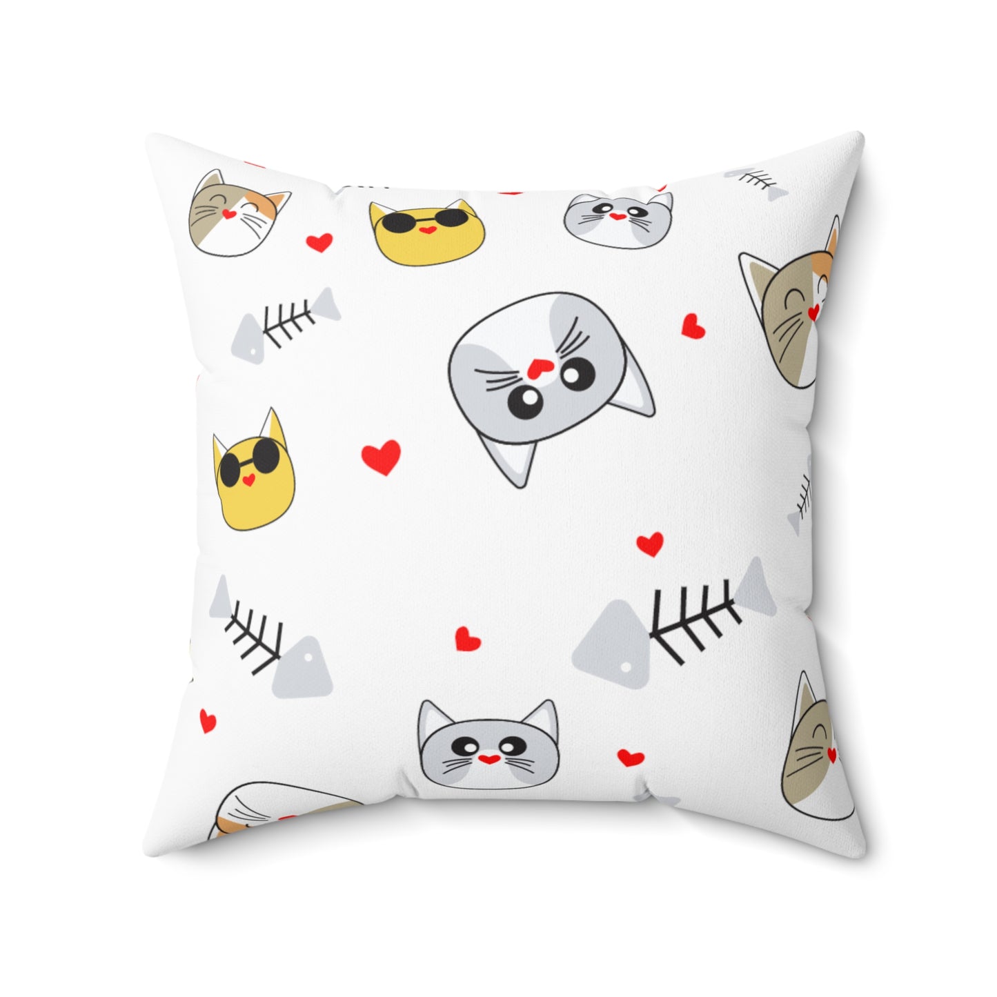 Faux Suede Square Pillow