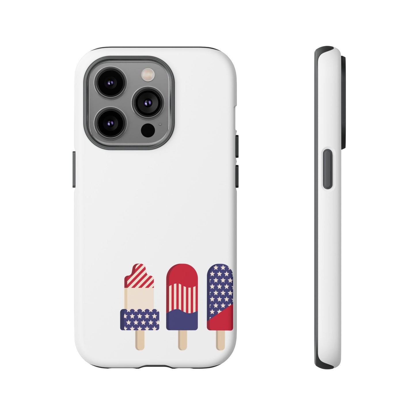 Patriotic Phone Case - Tough Cases with Ice Cream Popsicle Design