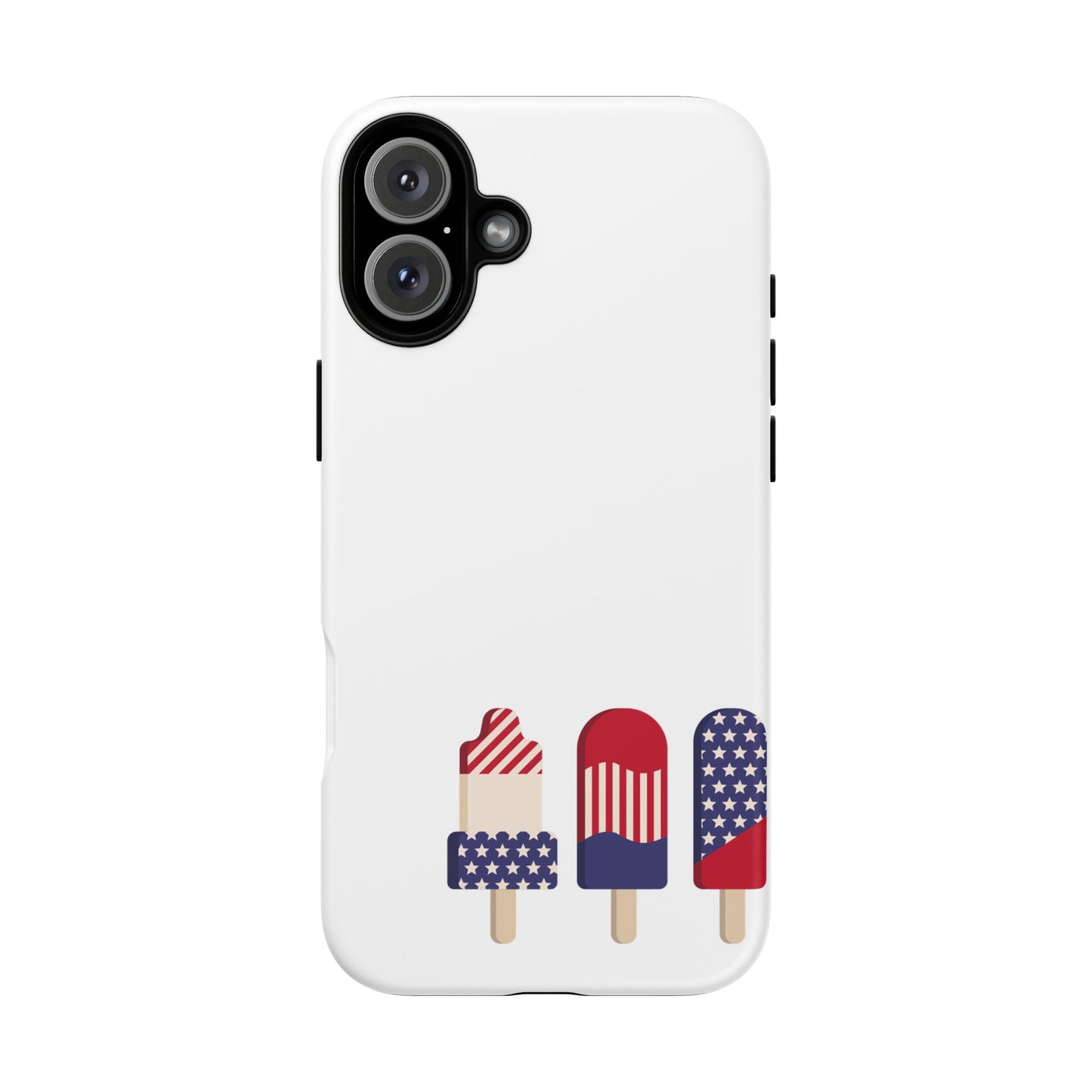 Patriotic Phone Case - Tough Cases with Ice Cream Popsicle Design