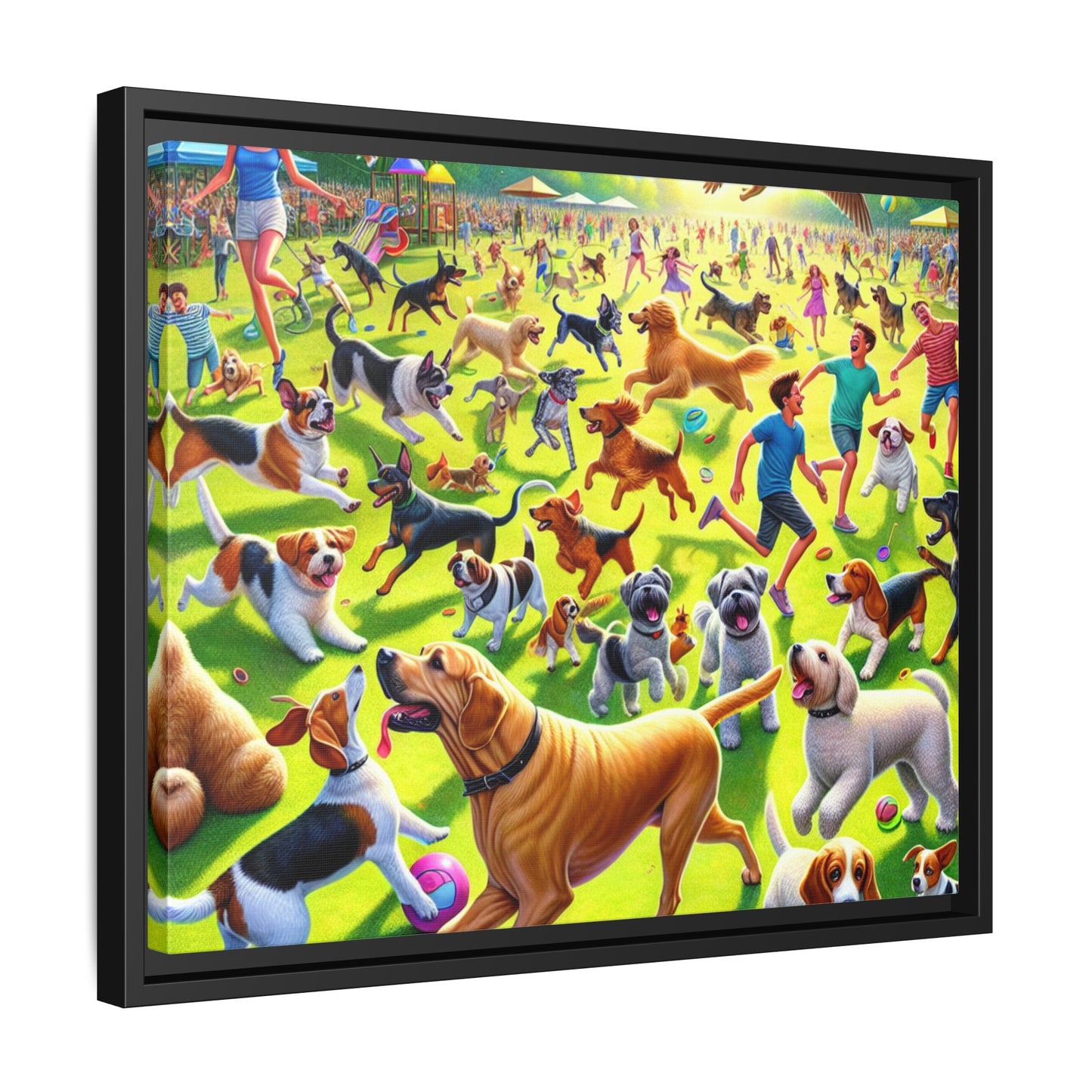 Matte Canvas, Framed (Multi-color)