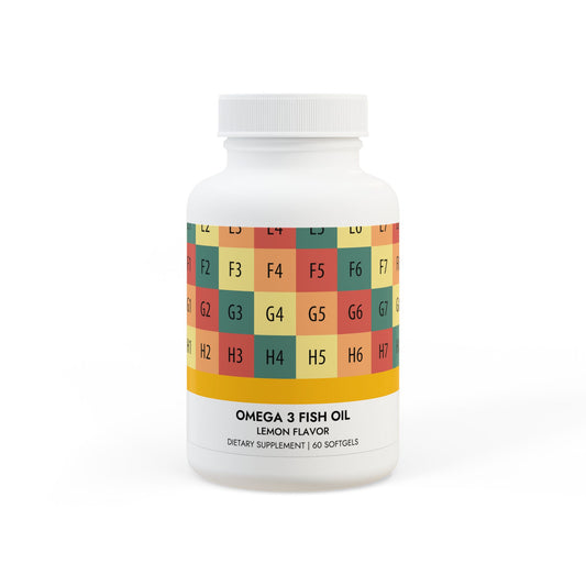 Omega 3 Fish Oil Supplement (60 Softgels)
