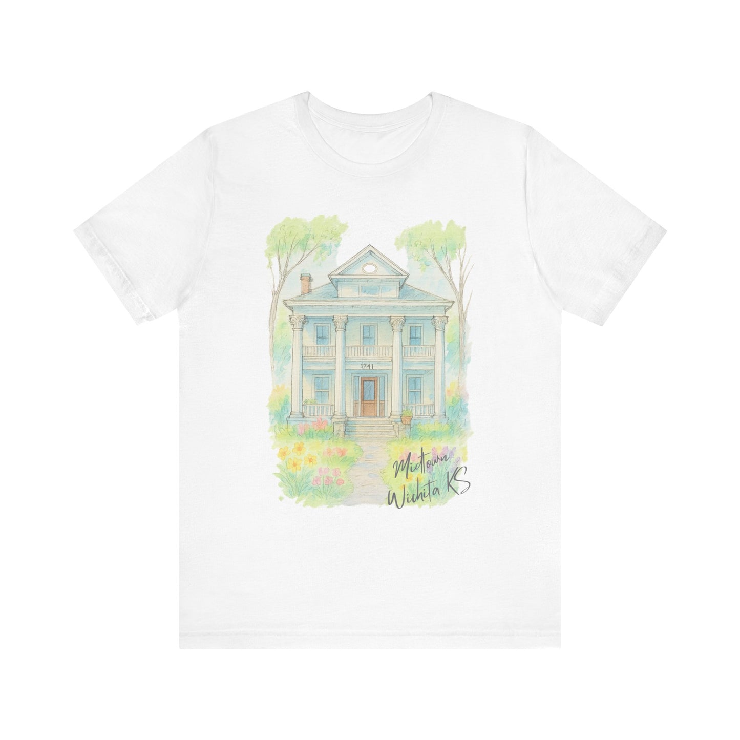 Whimsical House Design Unisex Short Sleeve Tee - Perfect for Home Lovers