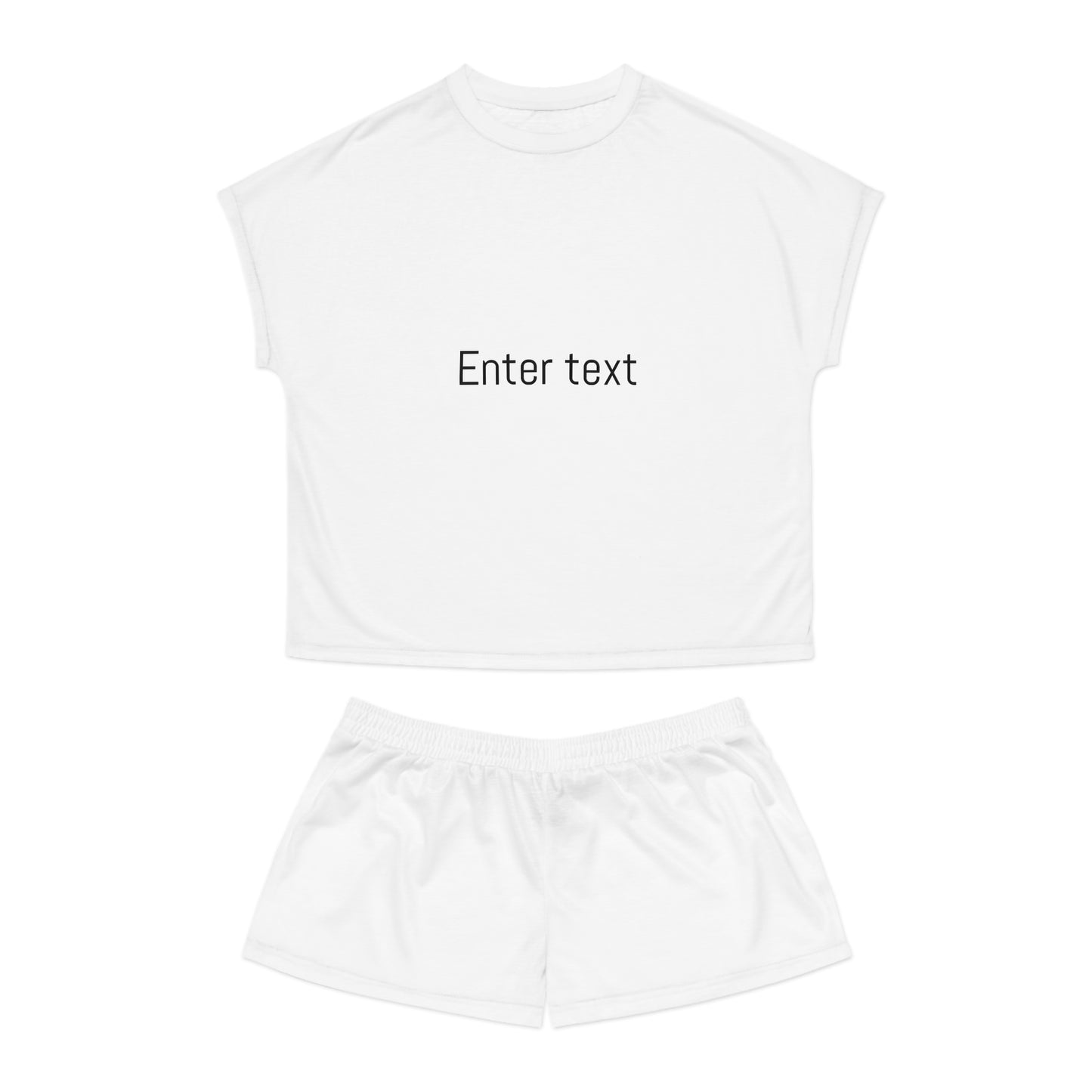 Customizable Women's Short Pajama Set - Comfortable Sleepwear