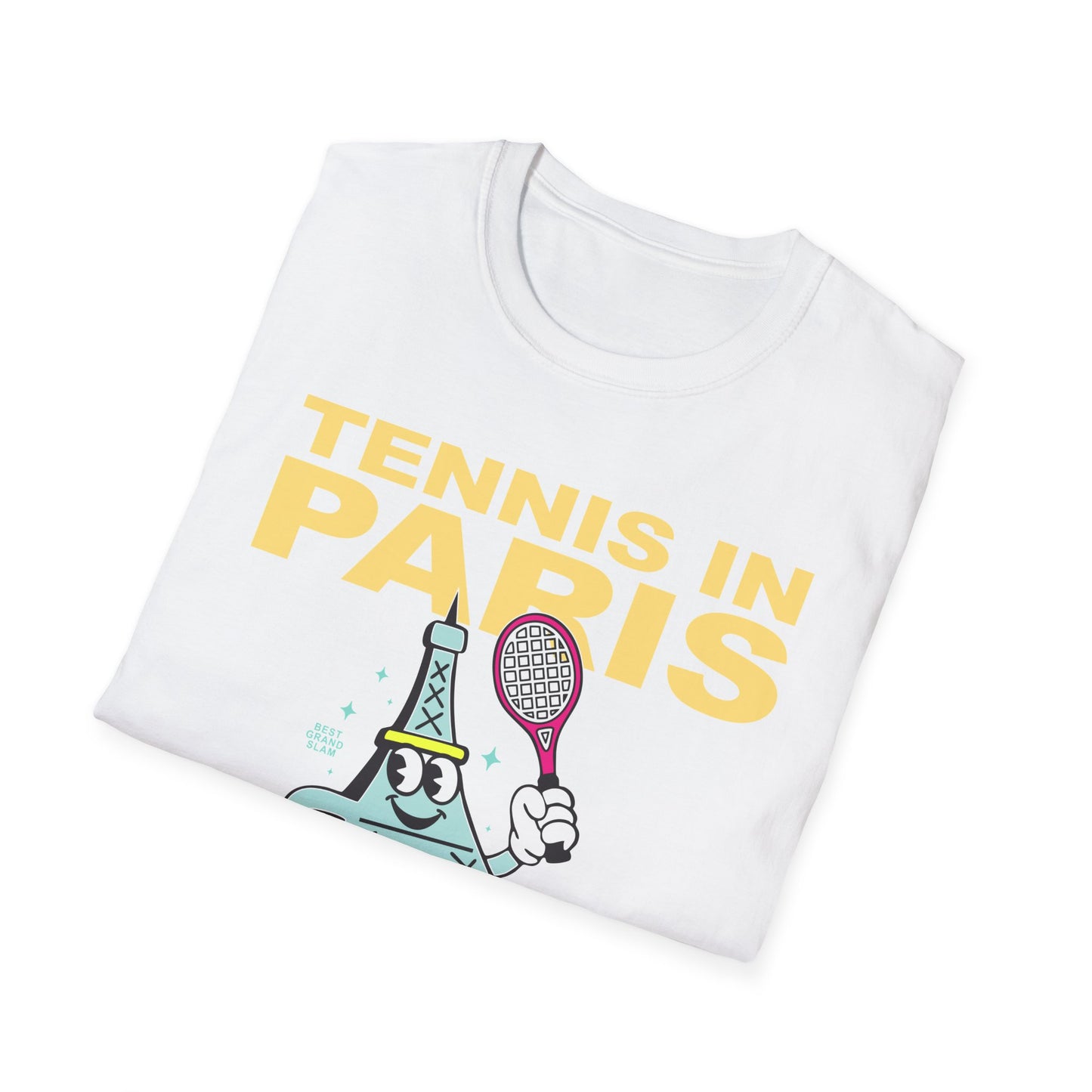 Tennis in Paris Unisex Softstyle T-Shirt - Fun Sporty Graphic Tee