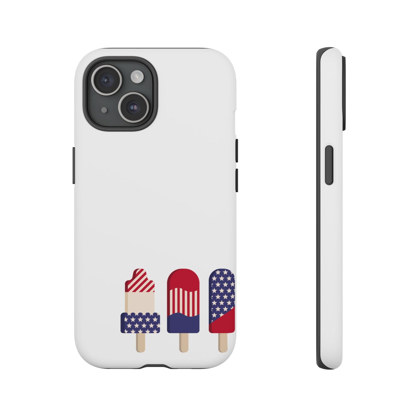 Patriotic Phone Case - Tough Cases with Ice Cream Popsicle Design