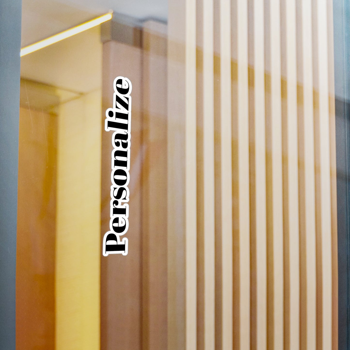 Personalize Your Space Kiss-Cut Vinyl Decals - Customizable Wall Stickers