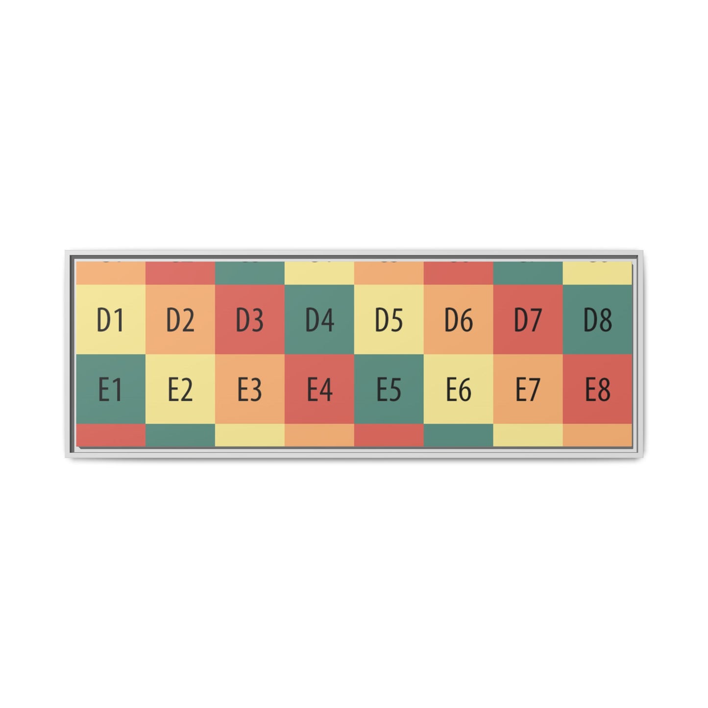 Matte Canvas, Framed (Multi-color)