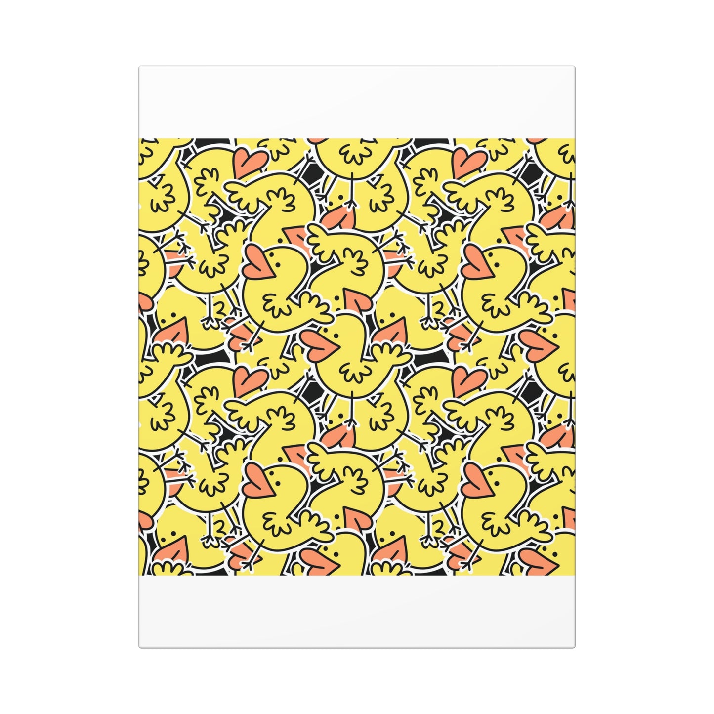 Whimsical Duck Canvas Art Wraps - Fun Home Decor for Kids' Rooms