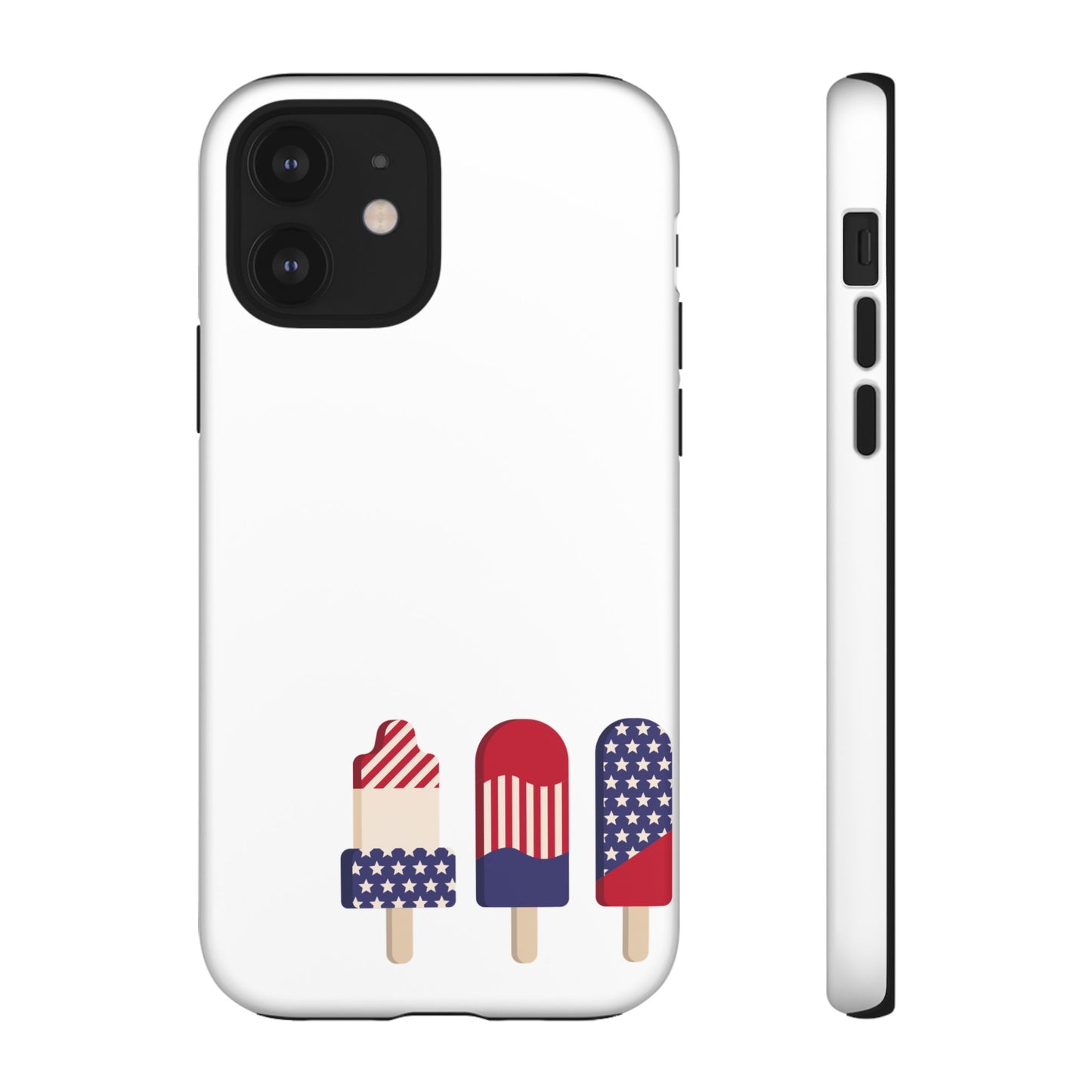 Patriotic Phone Case - Tough Cases with Ice Cream Popsicle Design