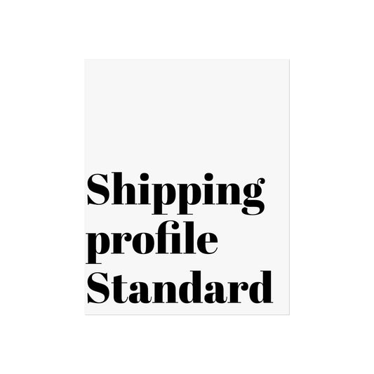Modern Fine Art Poster - Shipping Profile Standard Decor