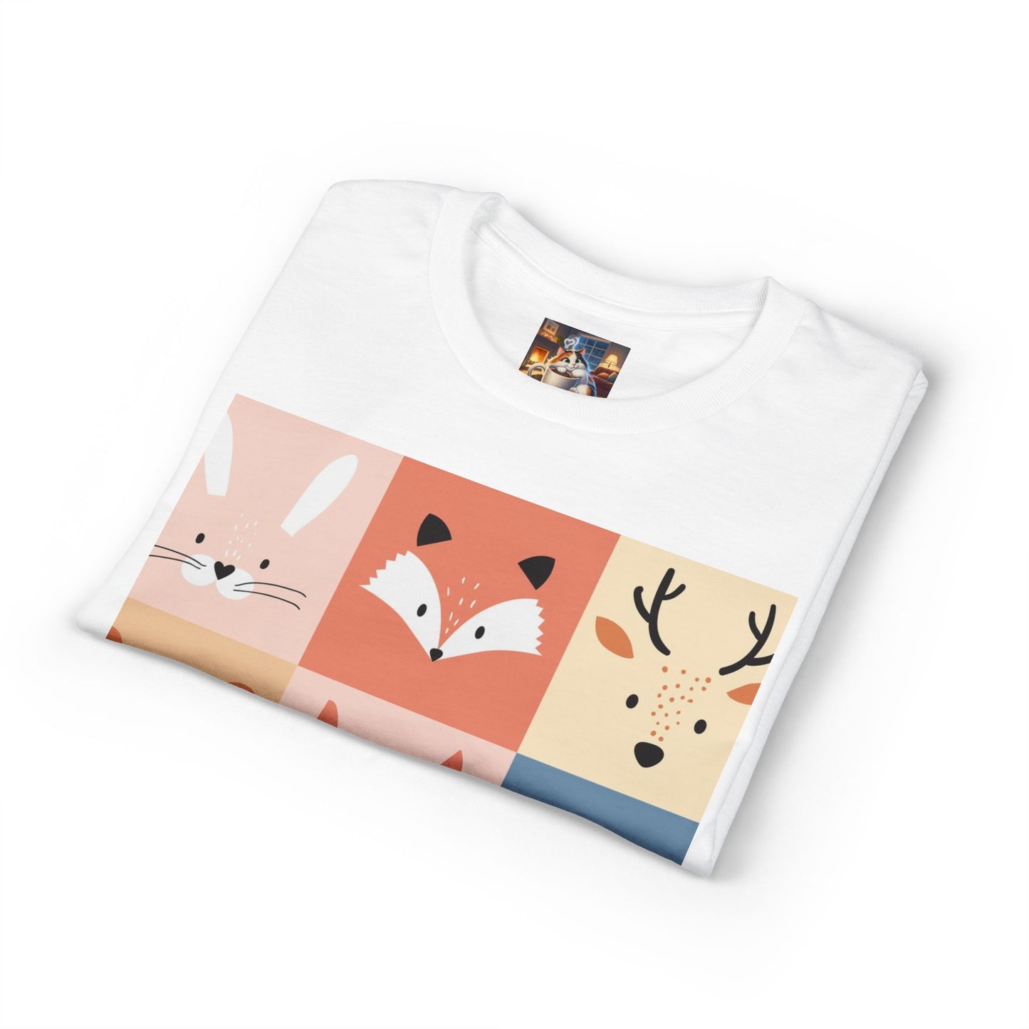 Whimsical Animal Print Unisex T-Shirt - Perfect for Nature Lovers