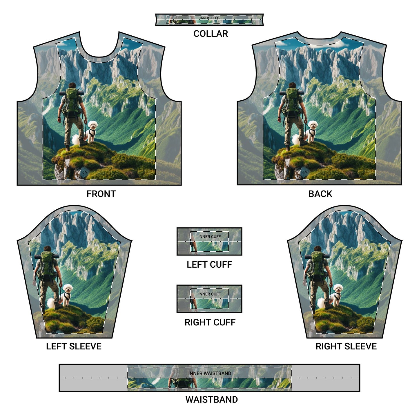 Adventure Seeker Men's Crewneck Sweatshirt - Explore the Great Outdoors