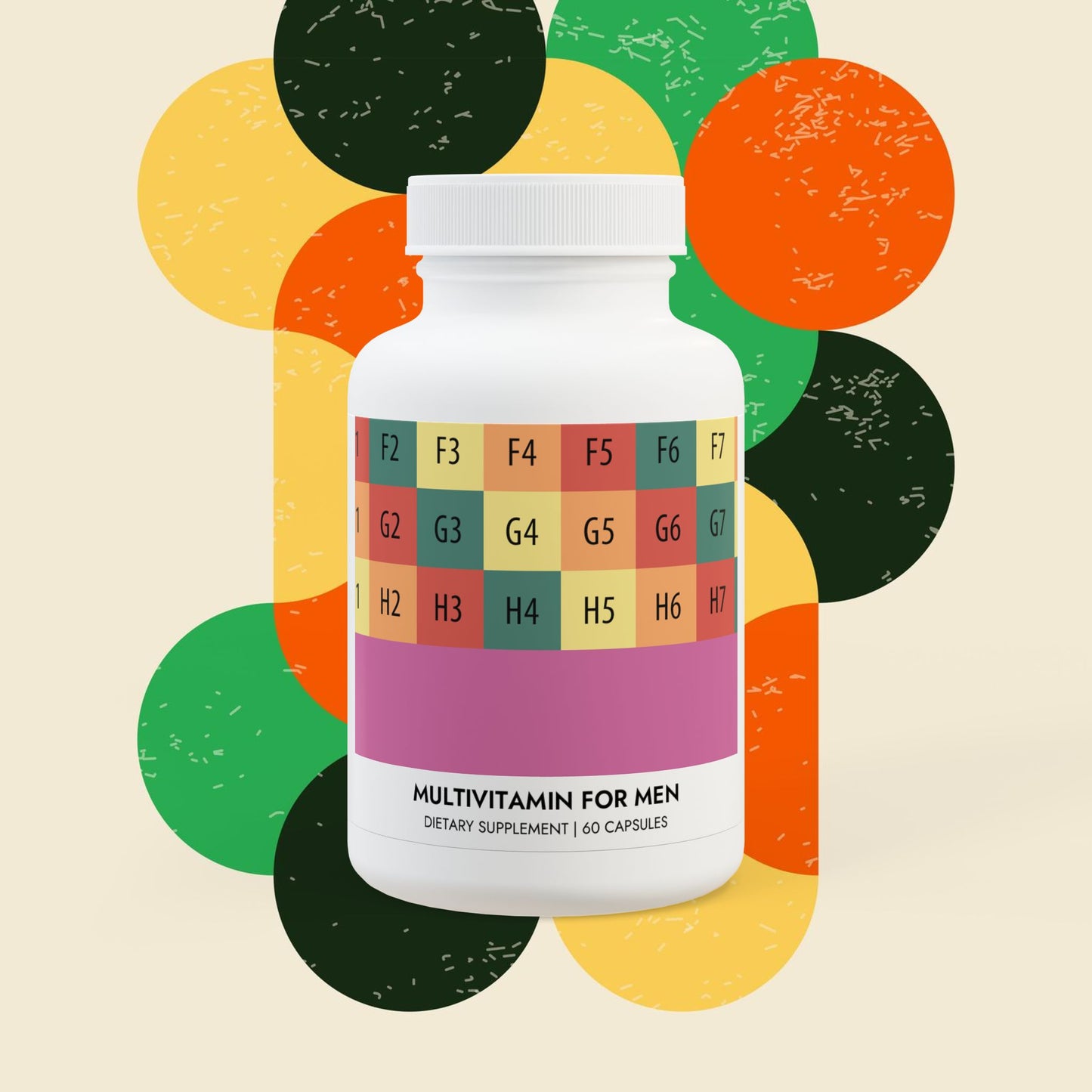 Multivitamin for Men Supplement (60 Capsules)